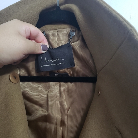 ARITZIA BABATON Camel Howell Wool Coat - Picture 9 of 14